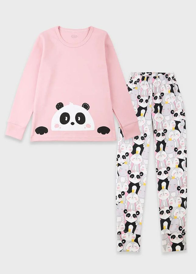 Рожева піжама для дівчинки Фламинго