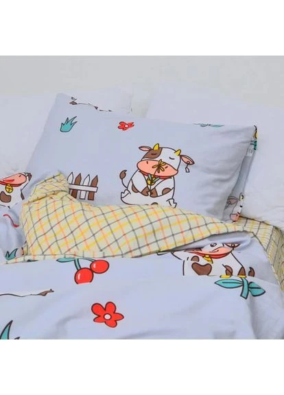 Комплект постільної білизни підліток Satin Twill 529 100% бавовна Viluta (386737443)