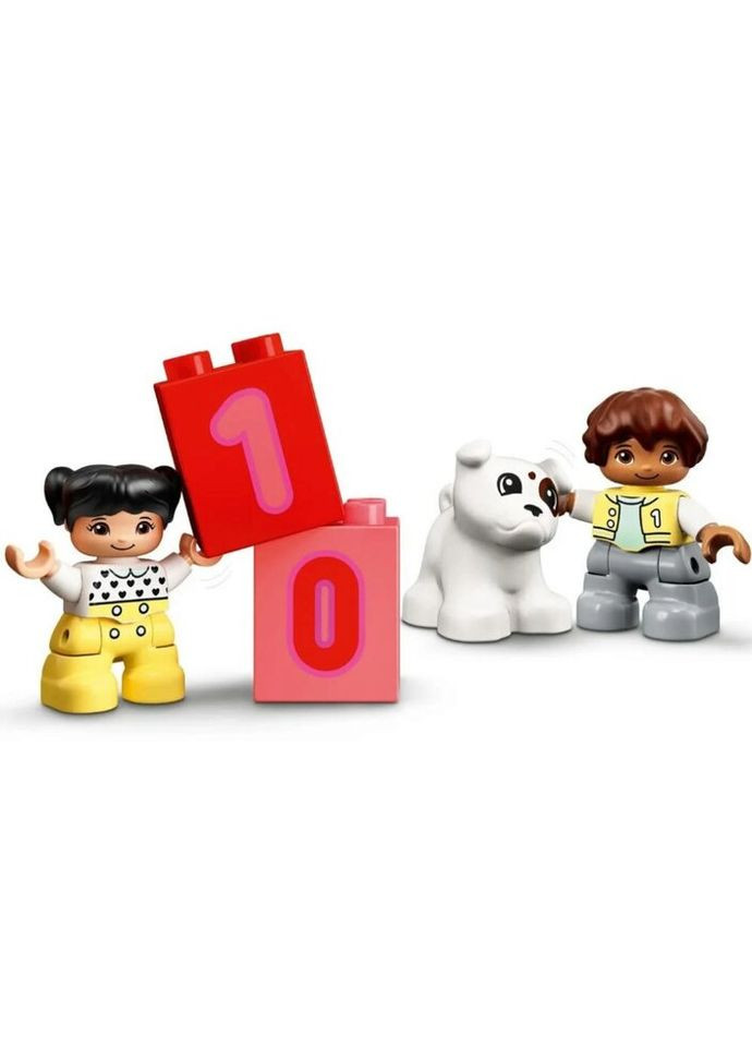 Конструктор Duplo Поезд с цифрами учимся считать 23 детали (10954) Lego (281426321)