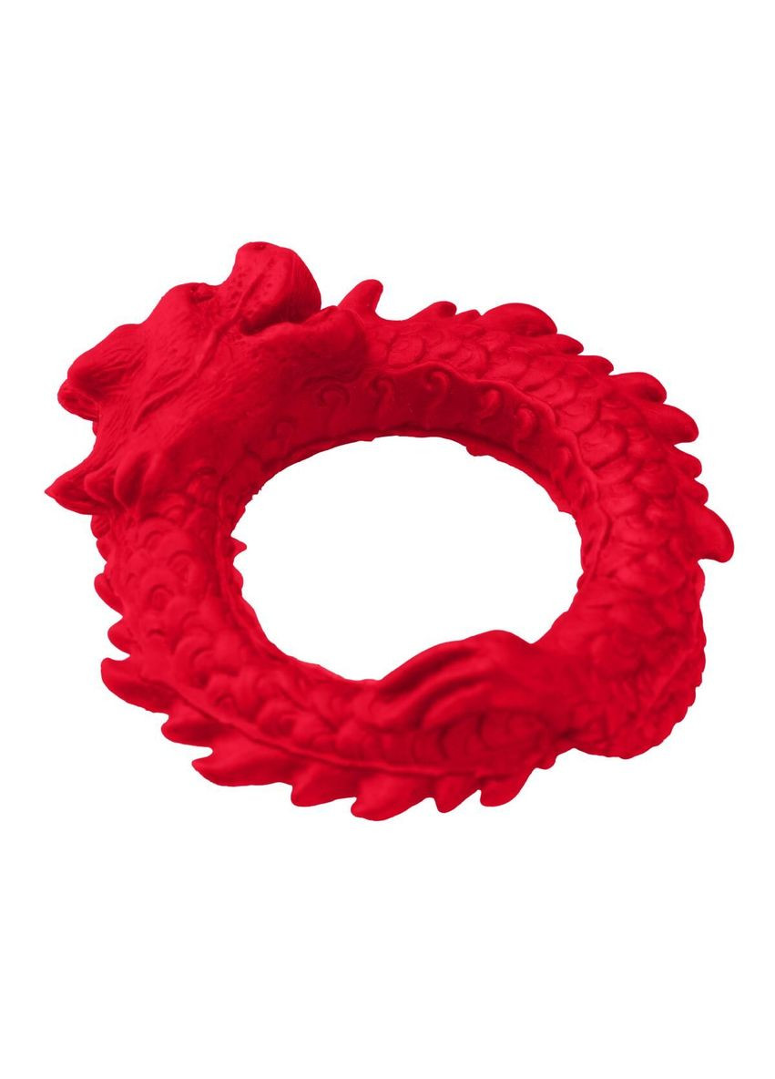Ерекційне кільце – дракон Rise of the Dragon Silicone Penis Ring – Red, діаметр 4 см Creature Cocks (369945782)