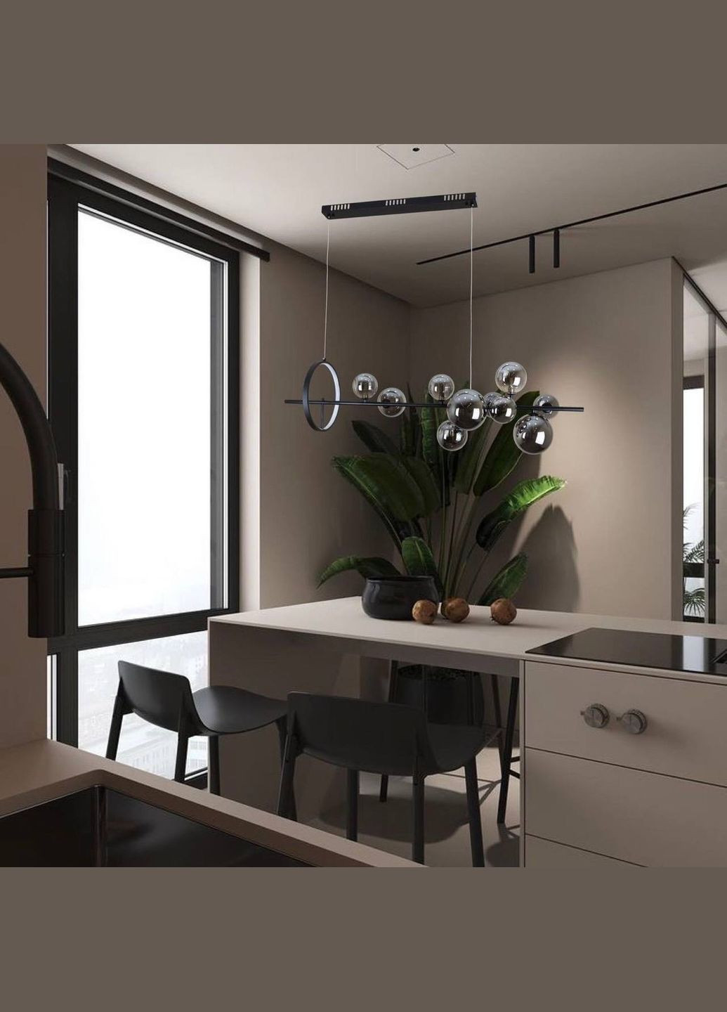 Люстра P488/7BK Прометей 060459 (316463173)