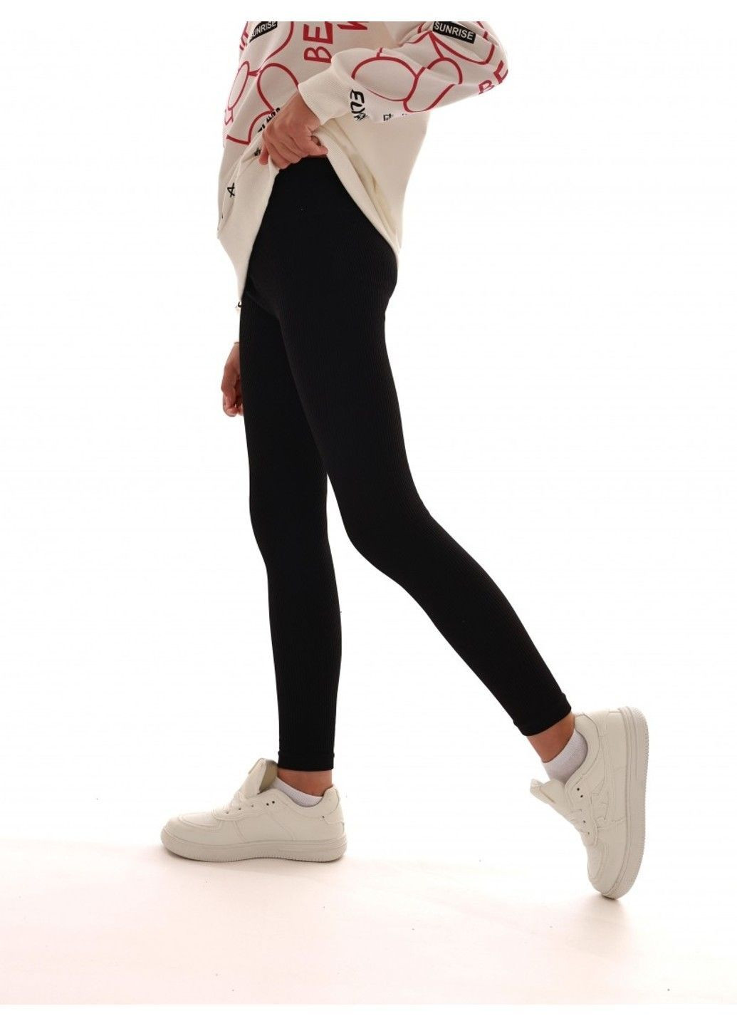 Черные лосины для девочки подростка NaNa