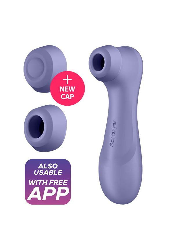 Вакуумний кліторальний стимулятор Pro 2 Generation 3 Connect App Violet INTERSHOP Satisfyer (341303591)