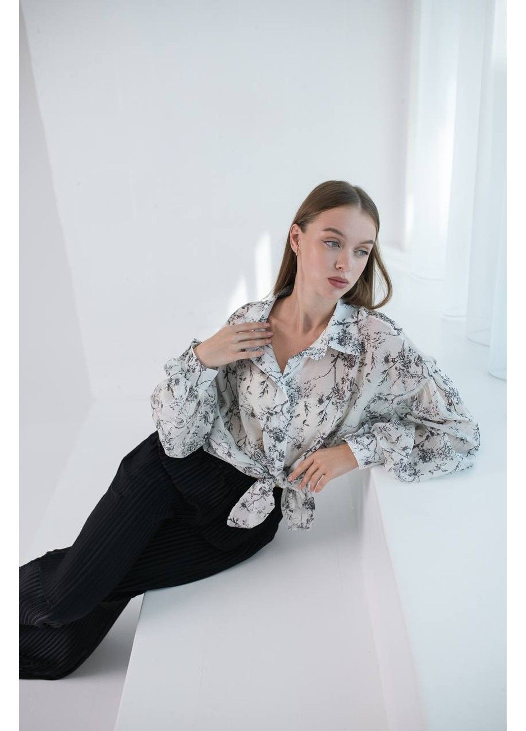 Женский костюм брюки и рубашка модель 244 Україна (355890306)