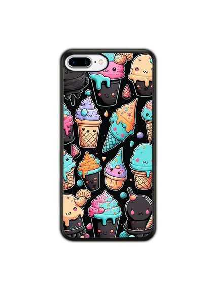Чохол для Apple Iphone 7 Plus Морозиво Чорний No Brand (302223777)