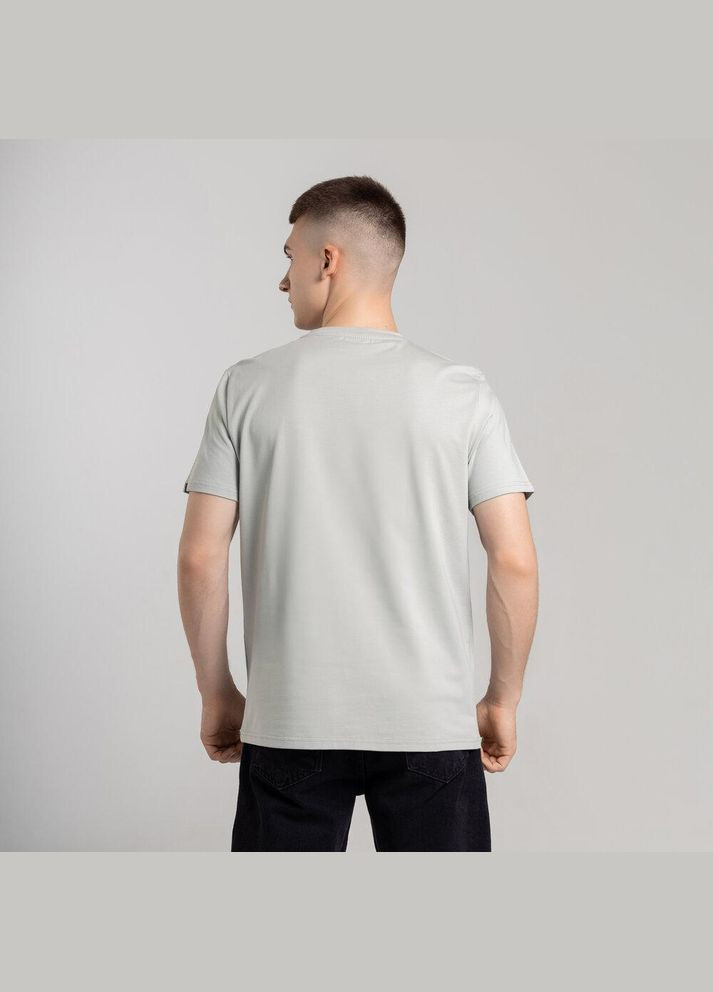 Фісташкова чоловіча класична футболка однотонна фісташкова з коротким рукавом No Brand