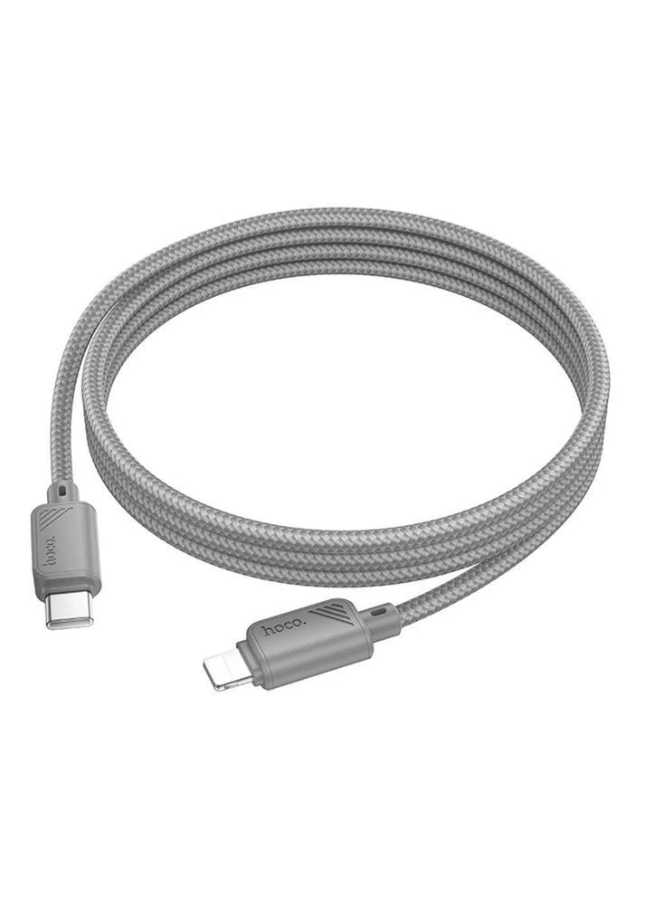 USB X113 Type-C to Lightning PD27W Сірий Hoco (388894861)