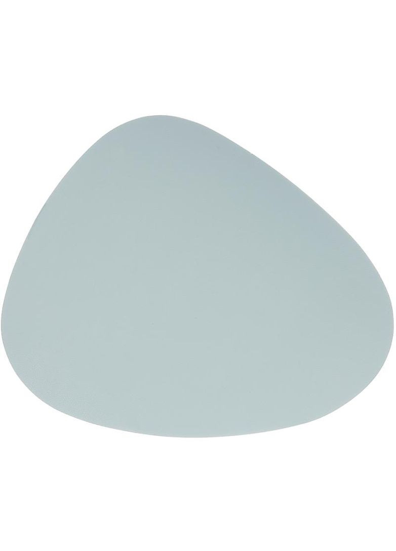 Набір 4 сервірувальних килимка "Крапля" з еко-шкіри 37х45см, сірий плейсмат (підтарільники) BonaDi (372172416)