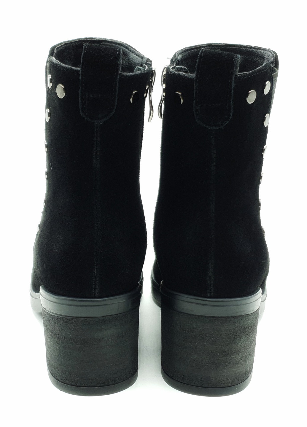 Жіночі черевики зимові чорні замшеві P-19-3 24 см (р) patterns (259299745)