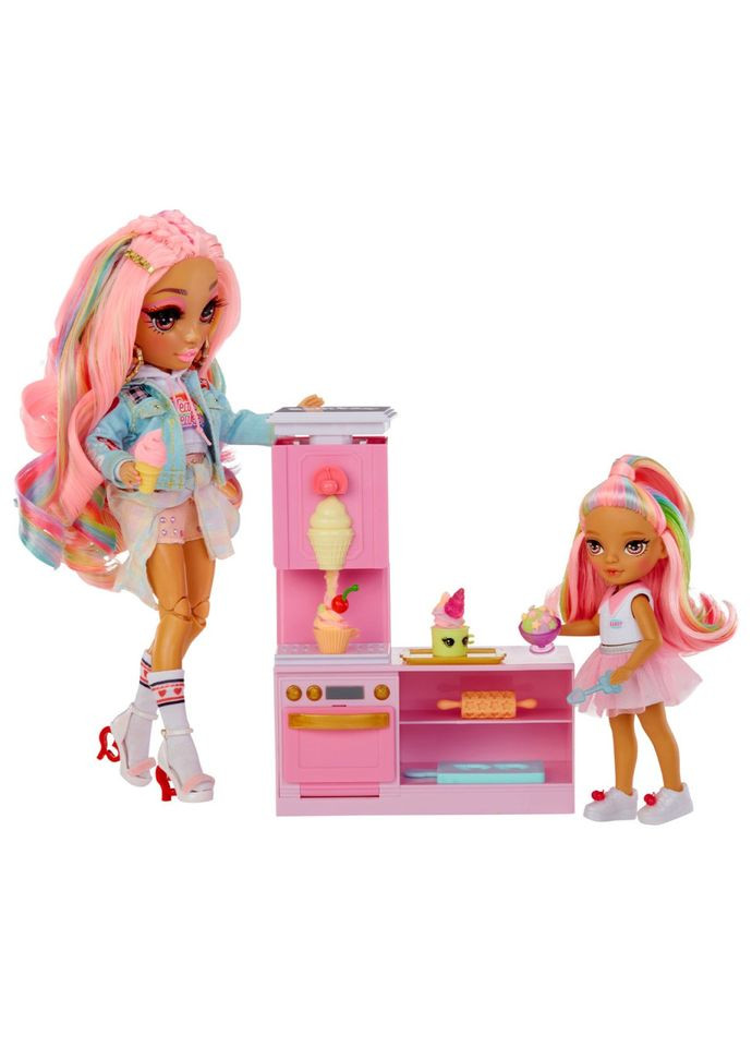 Игровой набор с куклой серии "Littles" Кондитерская Кэнди 522058 Rainbow High (364131741)