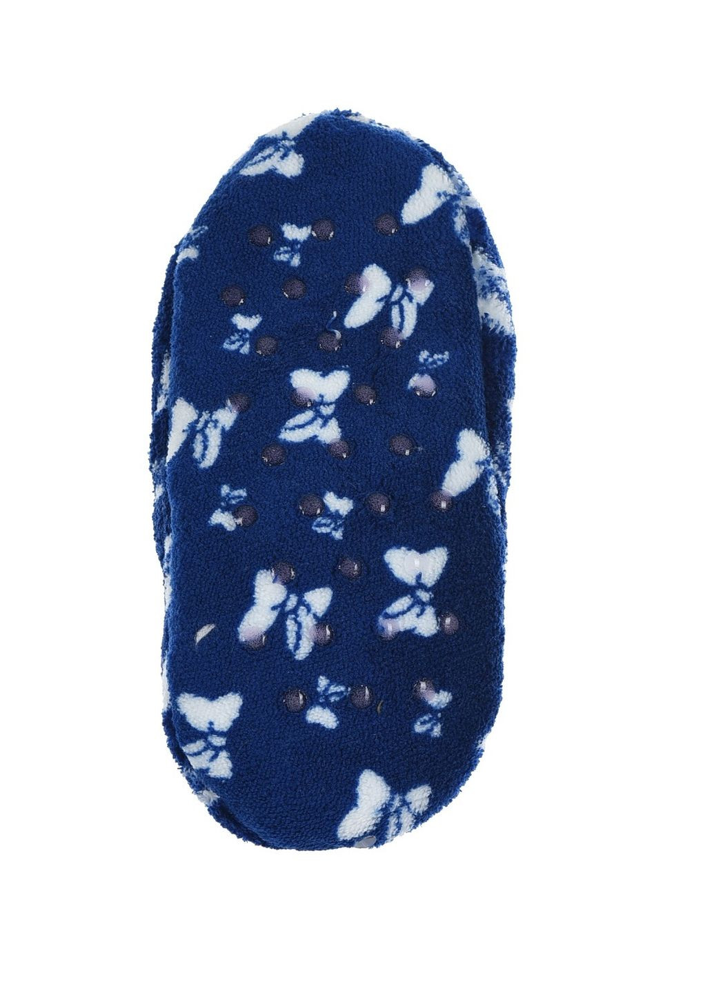 Синие домашние тапочки minnie mouse (минни маус) hu06452 Disney с вышивкой
