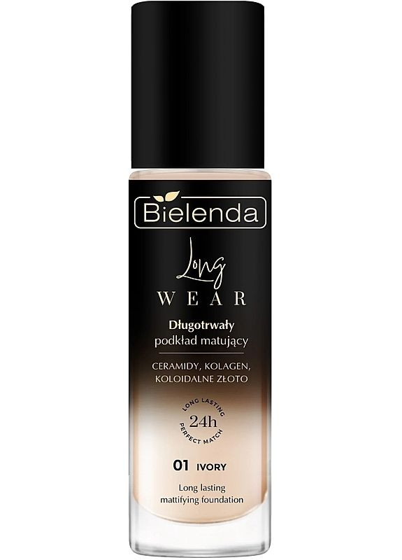 Стійка матова тональна основа Long Wear Long-Lasting Mattifying Foundation 03 - Light Beige (2-1190270) Bielenda (371731813)