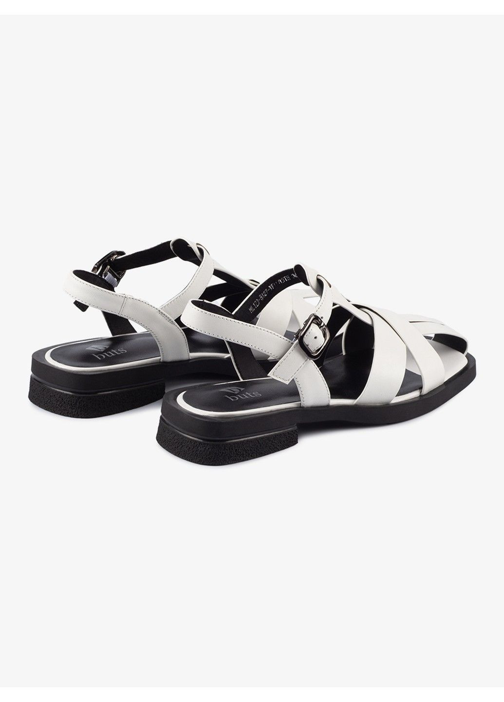 Белые женские босоножки 1101203 Buts с ремешком