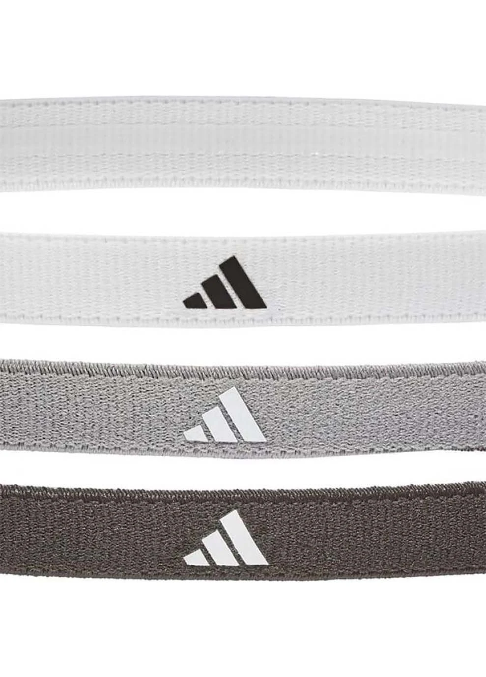 Пов'язки на голову Hairbands 3pk Білий, Сірий, Чорний adidas (395621532)
