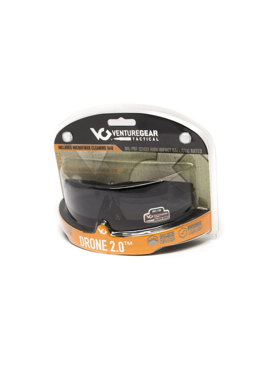 Защитные очки Drone 2.0 Green (clear) Anti-Fog, прозрачные в зелёной оправе Venture Gear (375037204)