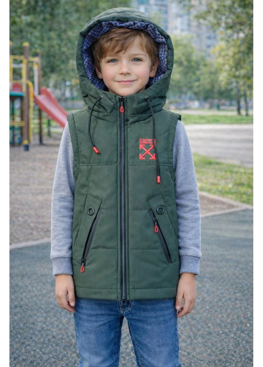 Детский демисезонный жилет для мальчика цвета, на 8 и 9 лет 134 Kids (370438843)