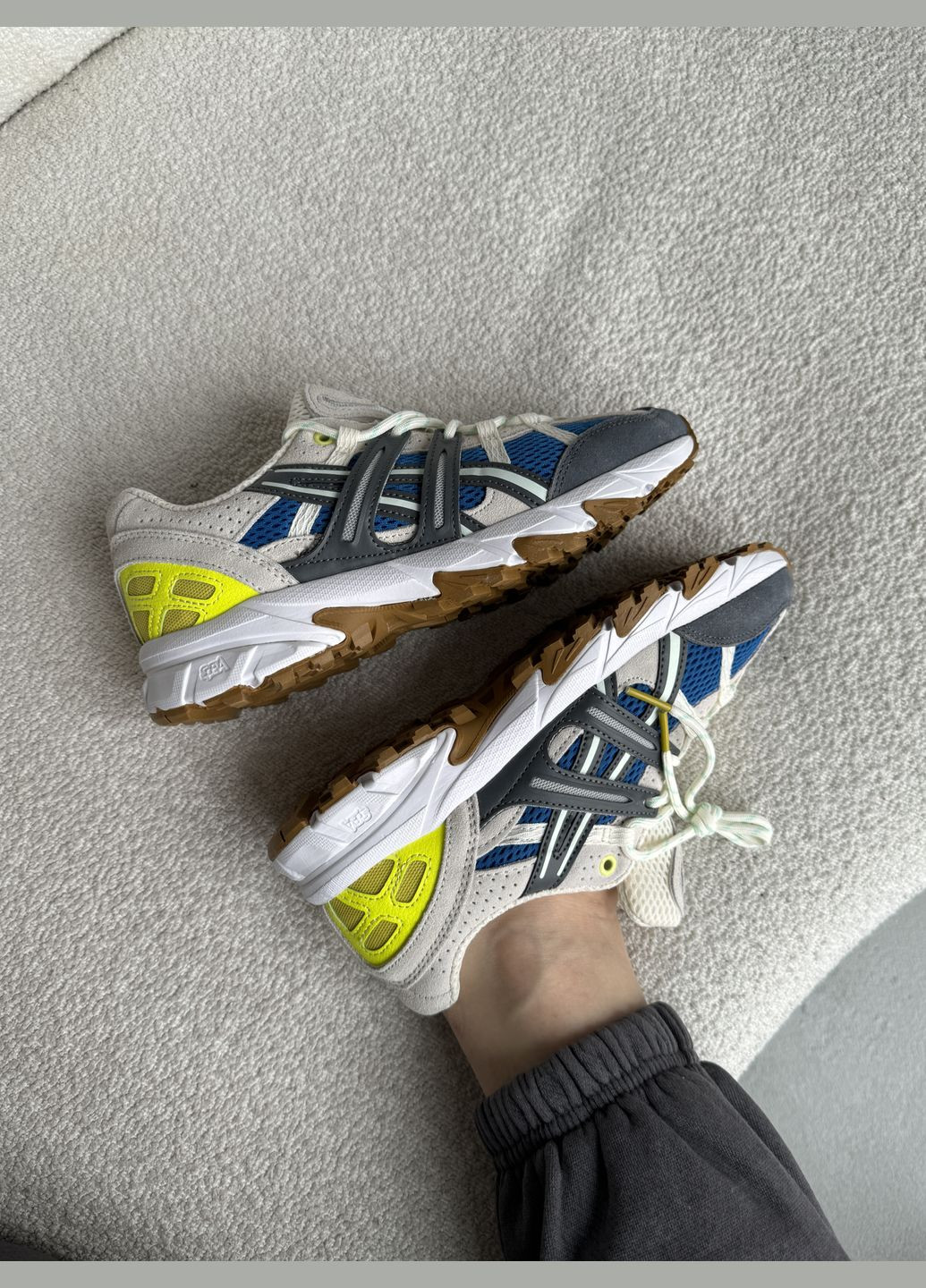 Кросівки жіночі Asics Gel-Sonoma 15-50 beige blue yellow | Асікс Гель-Сонома 15-50 бежеві сині жовті No Brand бежеві демісезони (316507787)