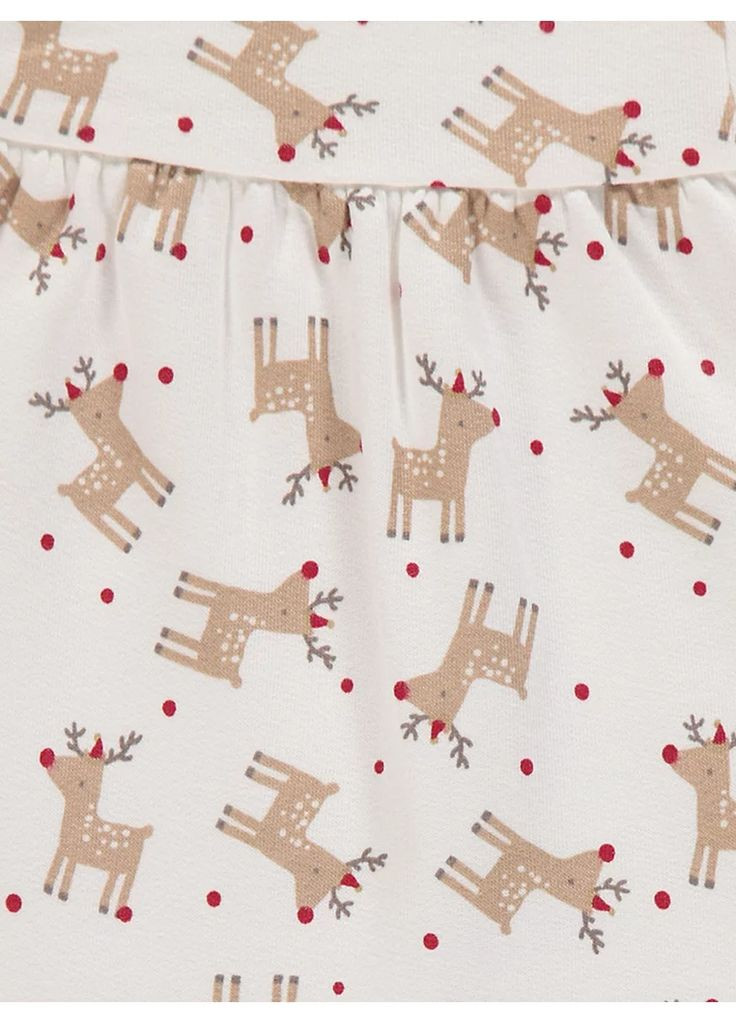 Белое платье утепленное с колготками George (314984550)