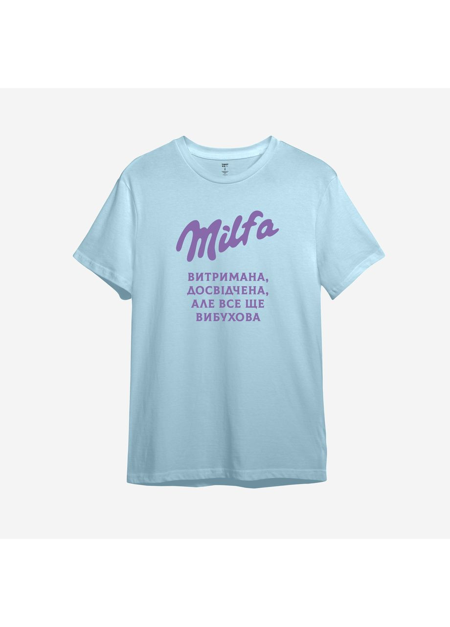 Футболка з принтом "Milfa витримана" З гумором про Milka (10748053682) ТiШОТКА - (370188399)