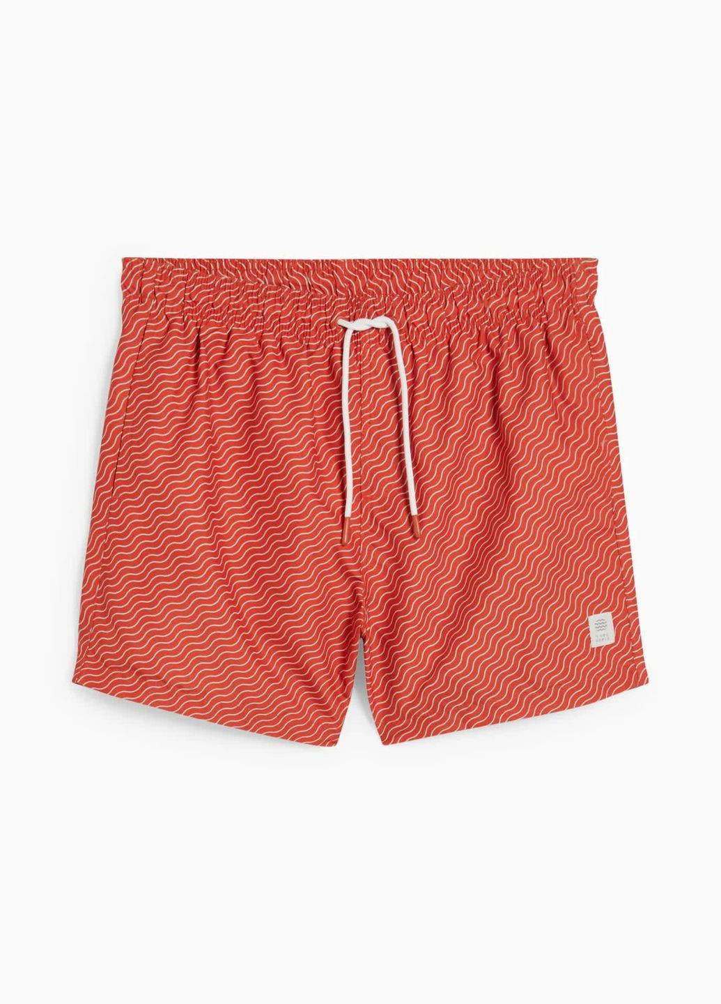 Мужские оранжевые пляжные купальные шорты C&A