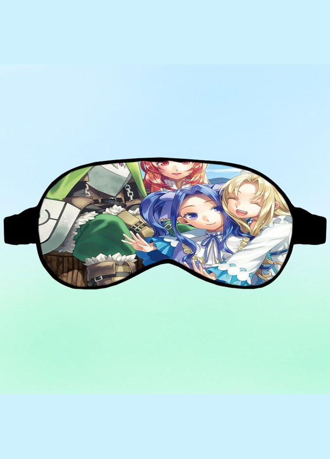 Маска для сну Аніме Сходження героя щита #0012 чорна No Brand (315043712)