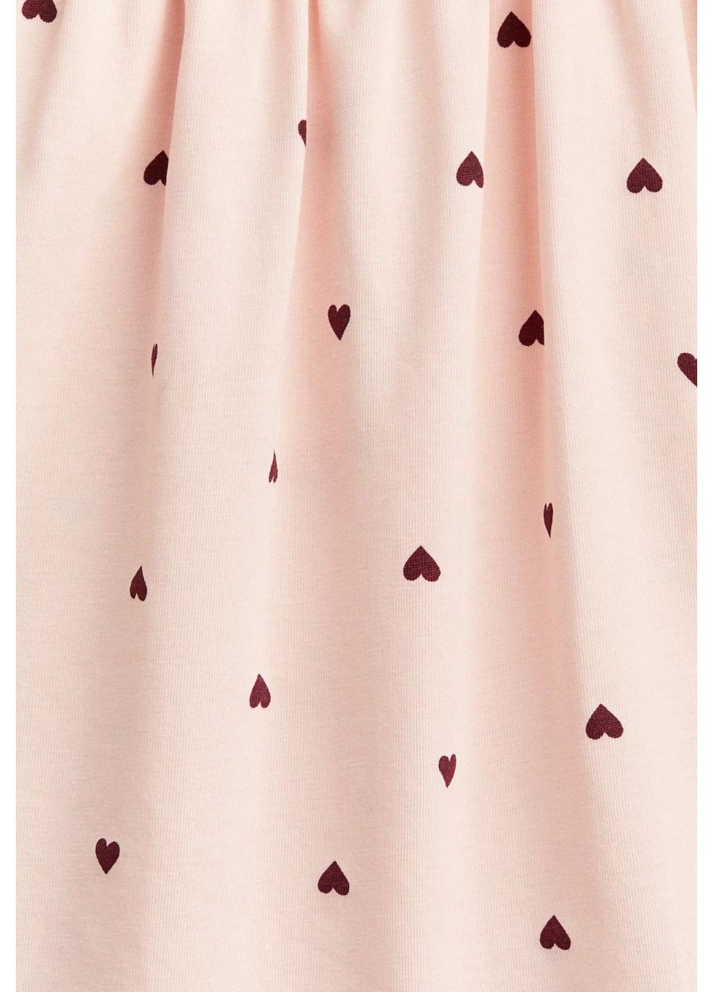 Светло-розовое детское хлопковое платье для девочки светло-розовое (25120305) H&M (370372448)