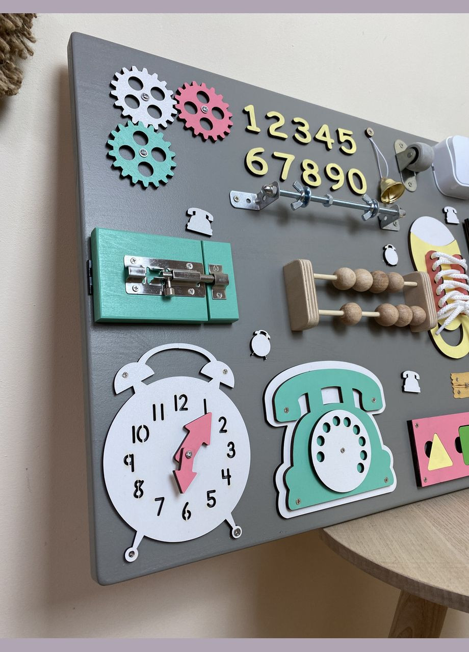 Универсальный бизиборд развивающая игрушка 40х60 см No Brand (355890457)