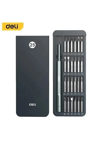 Набор отверток 25в1 DL241025 grey Deli (397398626)