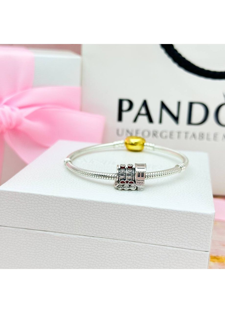 Серебряный шарм Пандора "Хогвартский экспресс" 798624C01 Kabluchka (355348463)