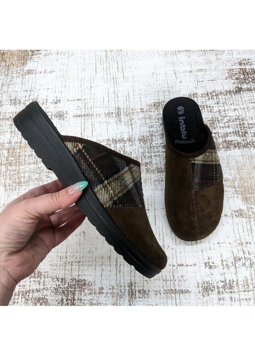 Тапочки чоловічі з закритим носком Inblu (344468109)