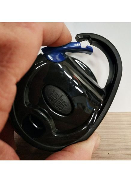 Термокружка с ручкой-карабином EB-626 380 мл Термос чашка Нержавеющая сталь с силиконовым нескользящим держателем Edenberg (354823771)