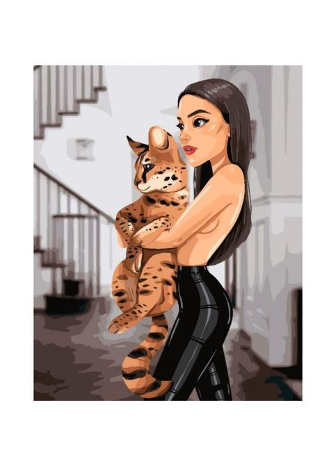 Картина за номерами. "Моя улюблениця" KHO4605, No Brand (330606876)