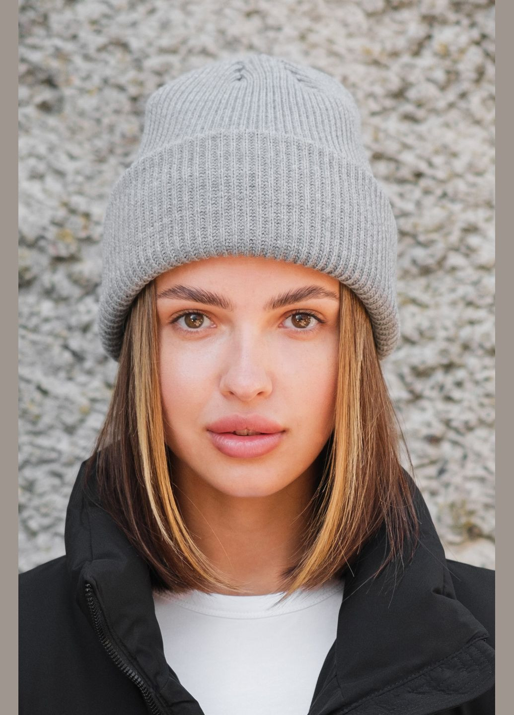 Подовжена Трикотажна Шапка Біні Докер Dominic Without (304611744)