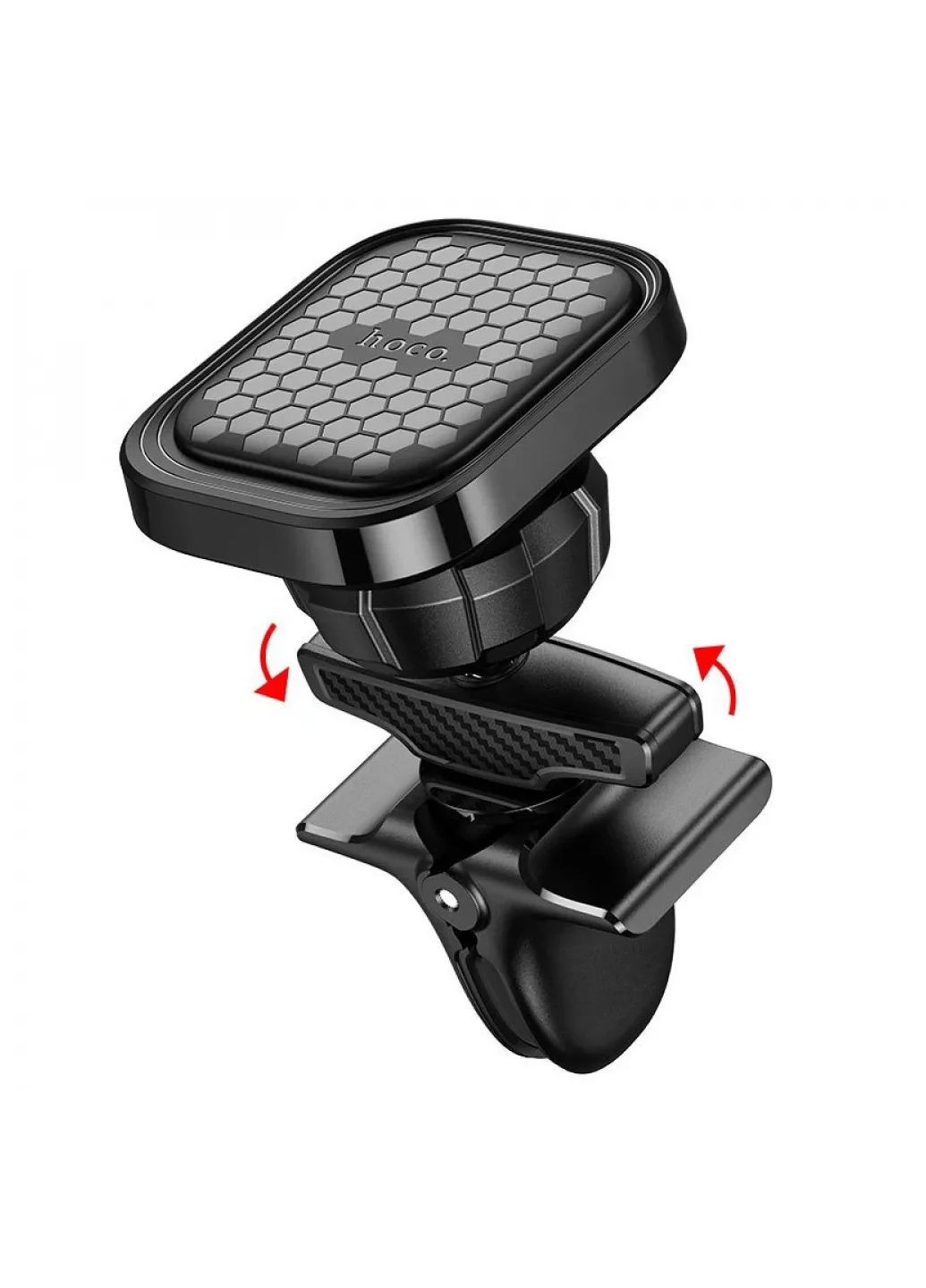 Автотримач для телефона S49 Fuerte Air Outlet Magnetic Black Hoco (360528178)