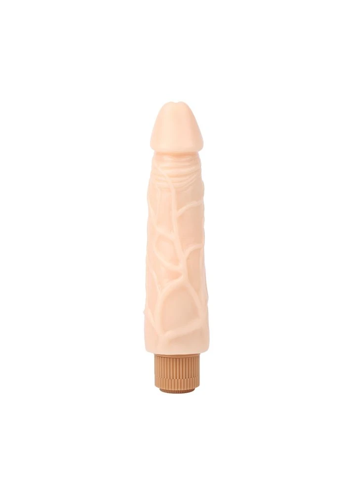 Вібратор мультишвидкісного тілесного кольору Hi Rubber Dildo 9.0 Chisa (381045845)
