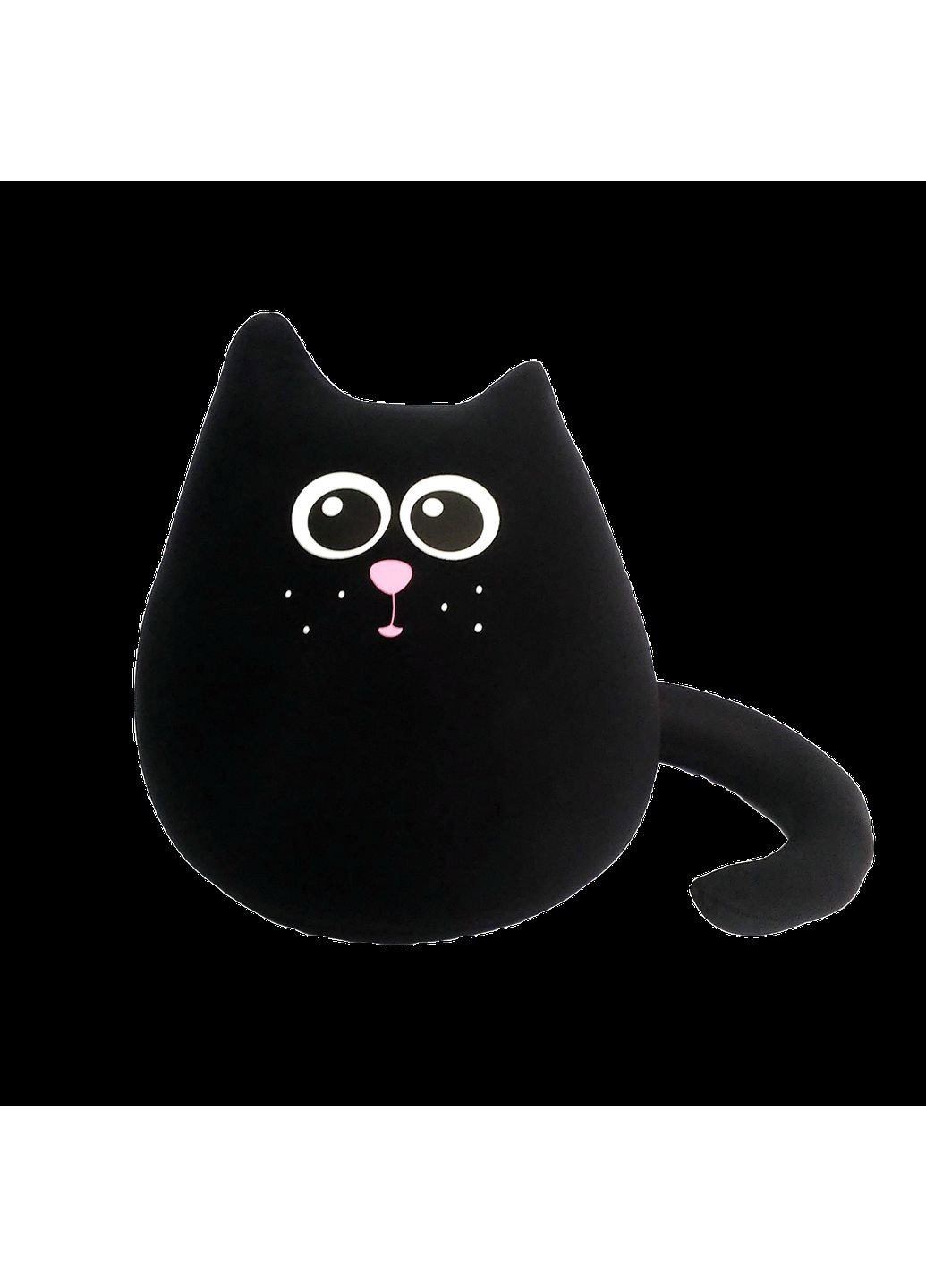 М'яка іграшка антистрес подушка інтер'єрна Кіт міні Вугіллячко 20 см ( A204 ) наповнювач кульки пінополістиролу Expetro (338435475)