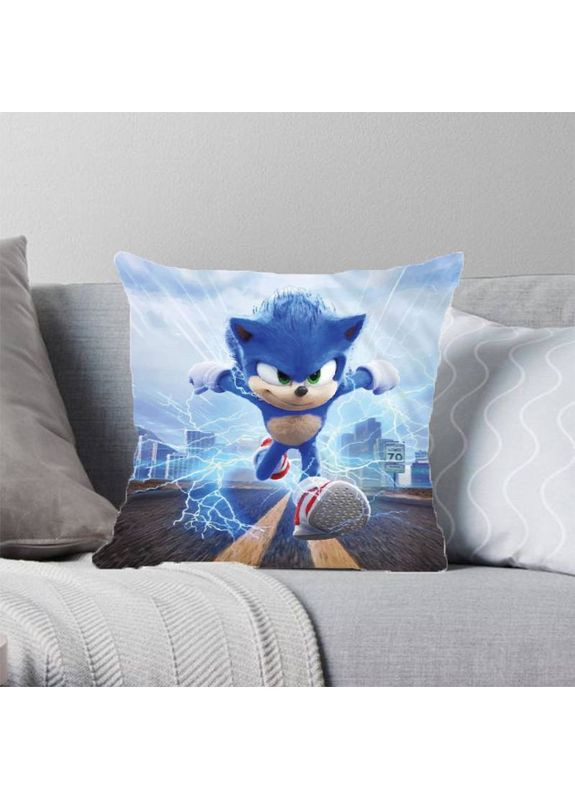 Подушка 3D Соник 2824_E 13066 50х50 см FlexDress (368783890)