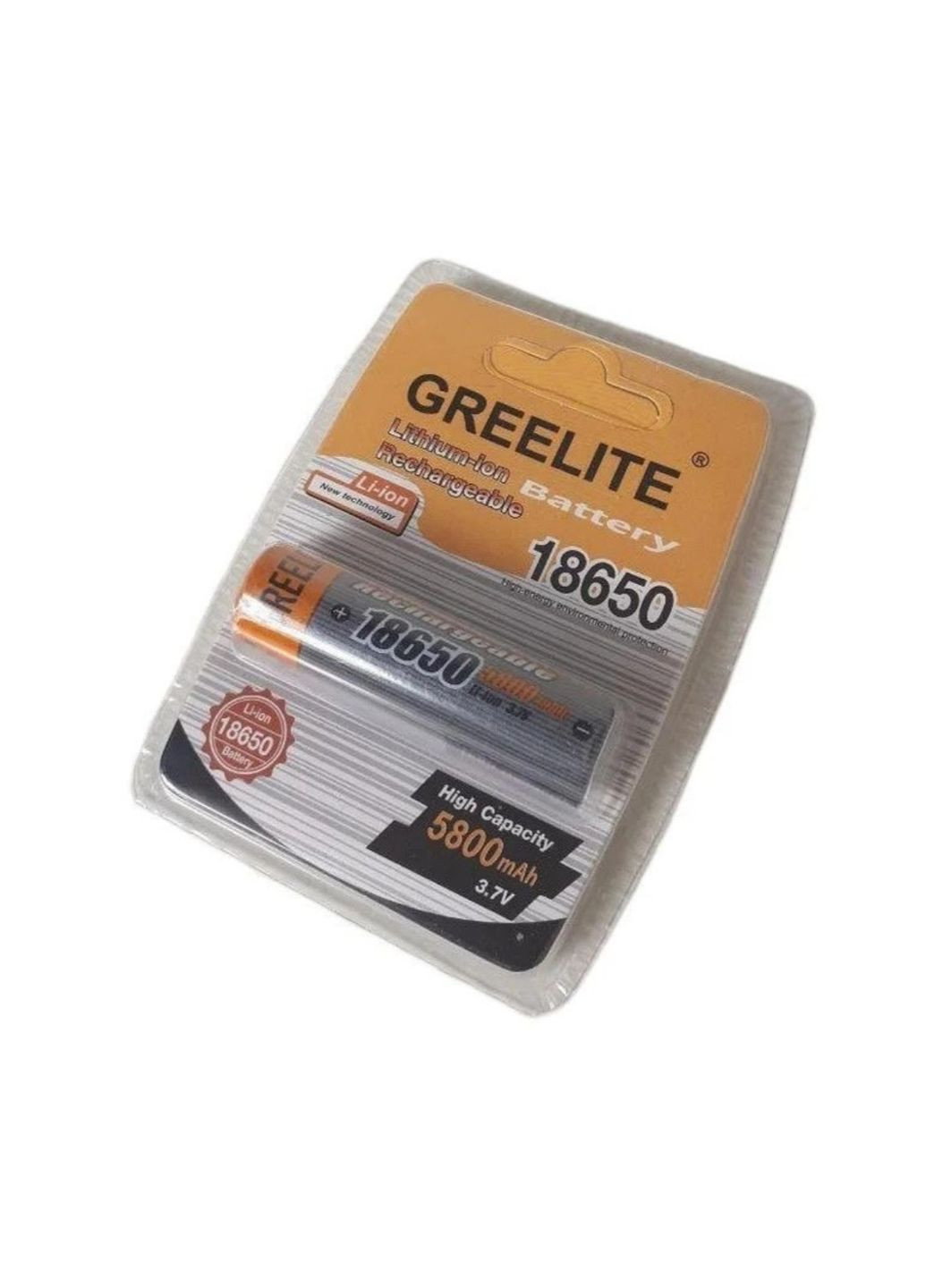 Аккумулятор 18650 Greelite Li-ion / выступающий контакт X-level (336209322)