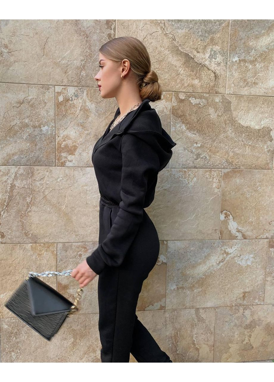 Комбинезон флисовый «Зима» M/L 44/46 черного цвета Come See and Buy чёрный