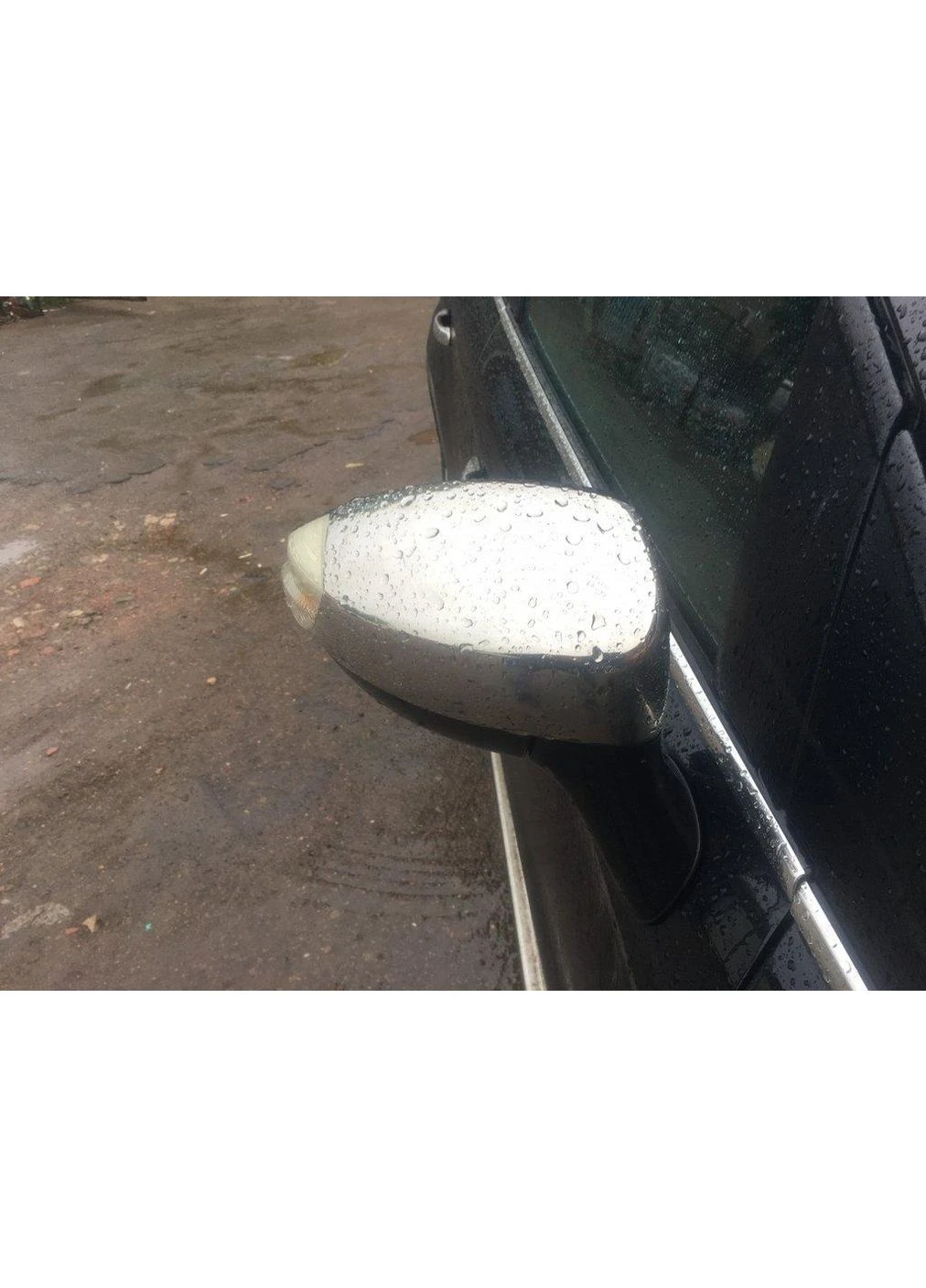 Накладки на дзеркала (2 шт, нерж.) для Ford Kuga 2008-2013 рр CARMOS (389063010)