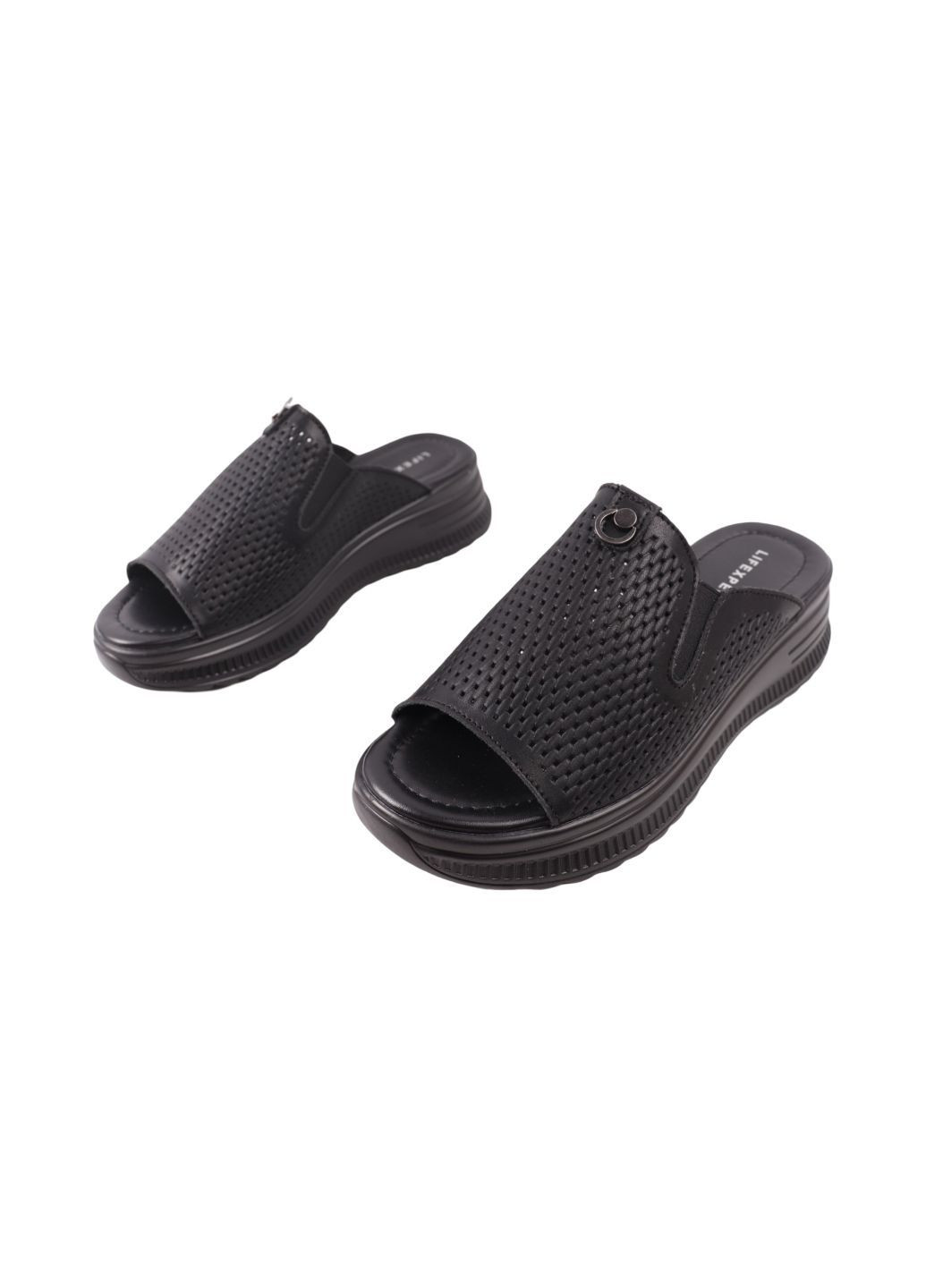 Шльопанці жіночі чорні натуральна шкіра Lifexpert 1774-25LSHC (316710501)