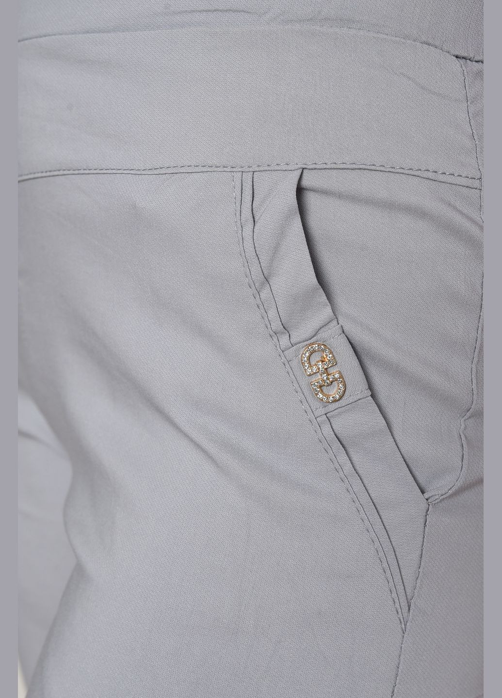 Штани жіночі сірого кольору Let's Shop (278274460)