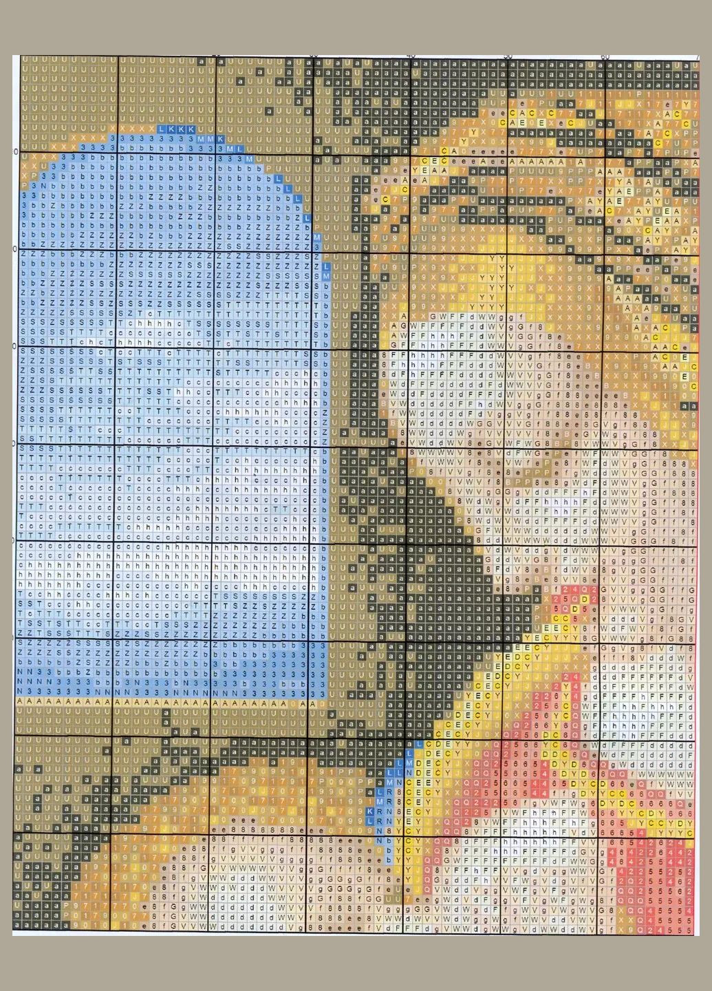 Набір для вишивання за нанесеною на канву схемою "The Virgin and the Son eighteenth".AIDA 14CT printed,33*42см Joy Sunday (313614255)