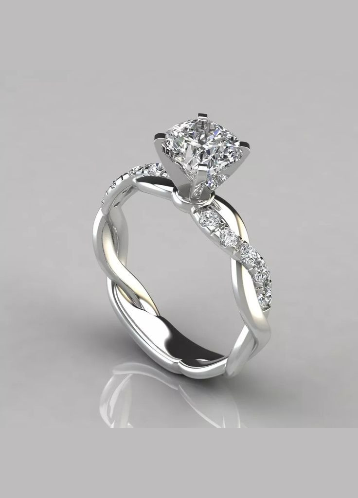 Класична каблучка жіноча з великим білим каменем заручини або весілля золотиста р 18 Fashion Jewelry (289717581)