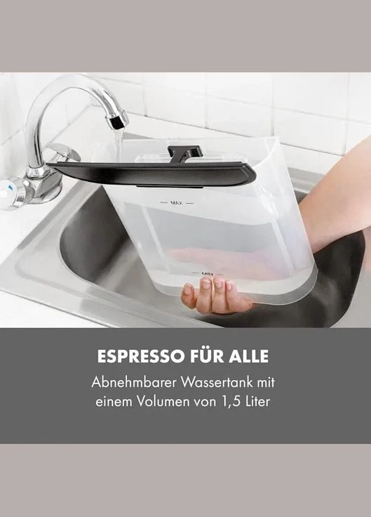 Кавоварка еспресо Arabica, Німеччина Klarstein (400406567)