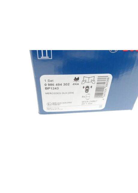 Колодка тормозов. диск. MB GLK-CLASS(X204) 220-350 08 - передн. (выр-во) 0 986 494 302 Bosch (342410284)