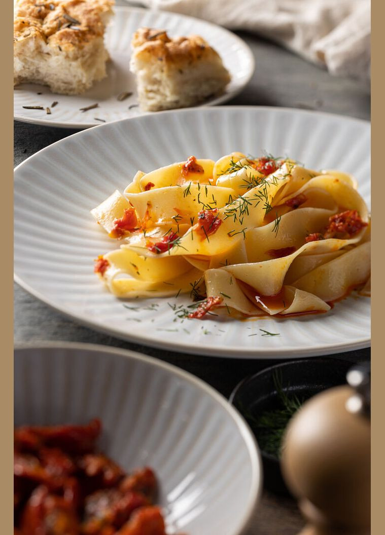 Тарілка плоска Mesa Lily White Prints RT 17 см Mesa Ceramics (323485562)