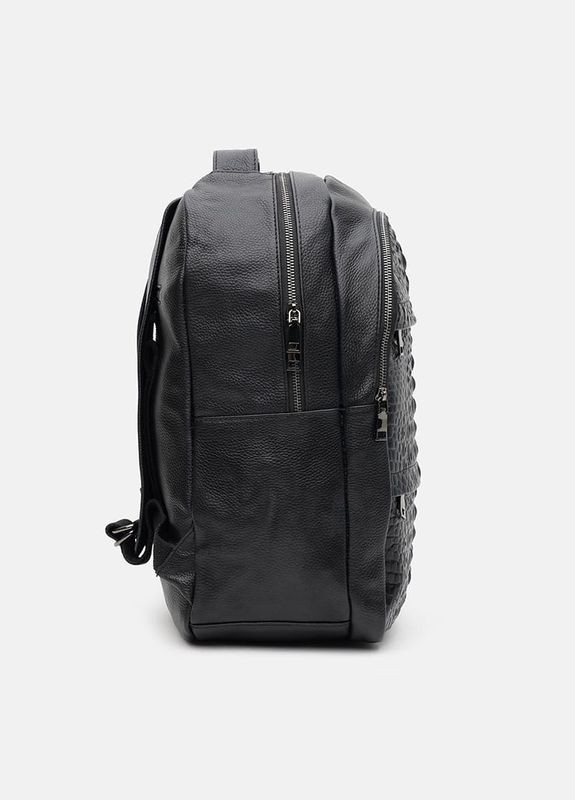 Рюкзак чоловічий шкіряний k1333 Black Borsa Leather (301871189)