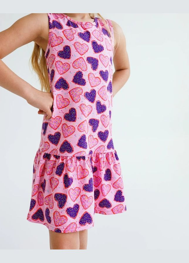Розовое платье для девочки hc (h001-6207-043) No Brand (293151889)