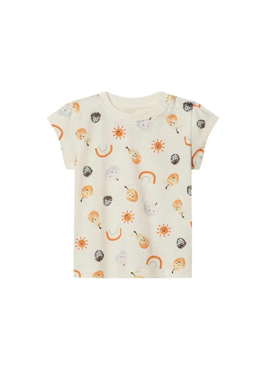 Комбінована демісезонна футболка набір 2 шт. для дівчинки ecoprint 442766 різнобарвний Lupilu
